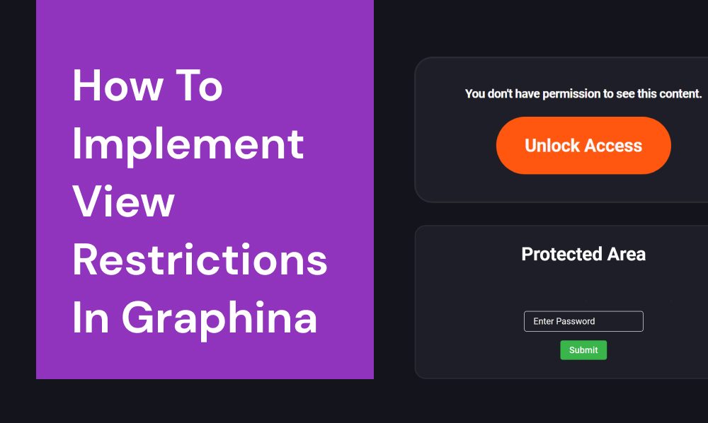 How to implement view restrictions in graphina | Iqonic Design